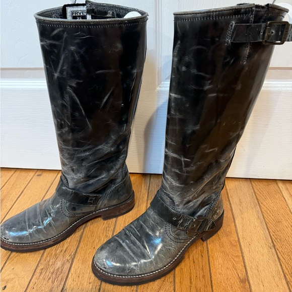 Frye Veronica tall gray boots - Picture 2 of 6